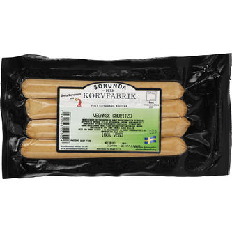 Chorizo Vegetarisk 240g Sorunda Korv